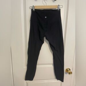 SOLD Well-loved lululemon black align leggings, size 6